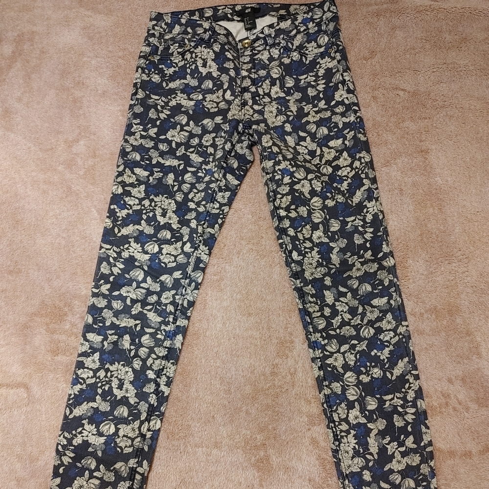 Floral Skinny Jeans